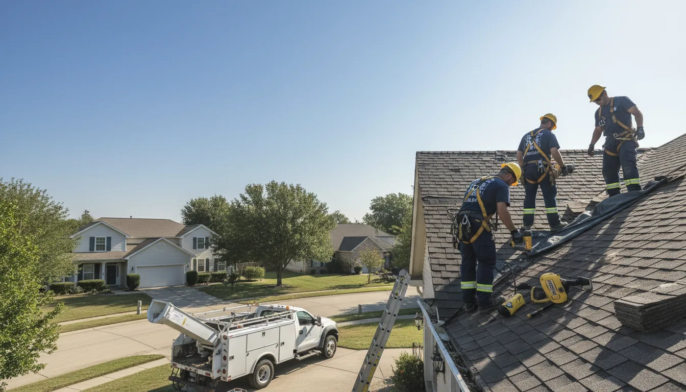 Hail Damage Roof Repair in Harrisburg, AR